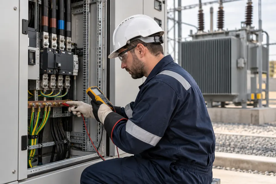 Electrical measurements and high-voltage testing — Illustrative service image