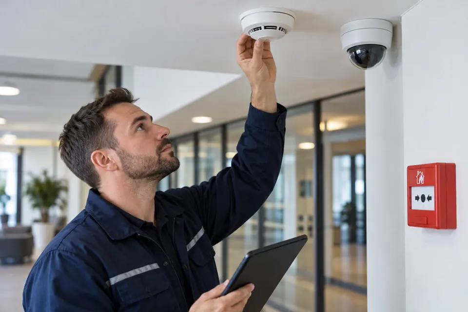 Fire protection and security systems — Illustrative service image